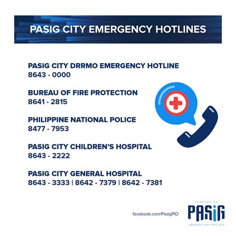 pasig city information office contact number|Pasig City Public Information Office .